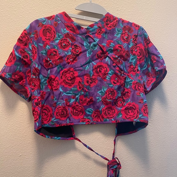 Zara BLOGGERS FAV PRINTED CROP TOP - Picture 12 of 13